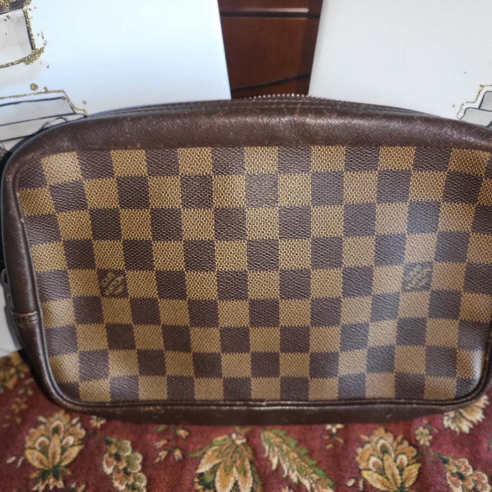 Louis Vuitton Brown Ebene Cosmetic Pouch